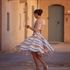 Picture of Summer Verticals - M - Katoen - Off-White