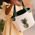 Picture of Pineapples - M - Cotton Canvas Gabardine Twill - Papyrus Crème