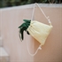 Picture of Wiggly Verticals - Yellow - M - Cotton Canvas Gabardine Twill - Papyrus Crème